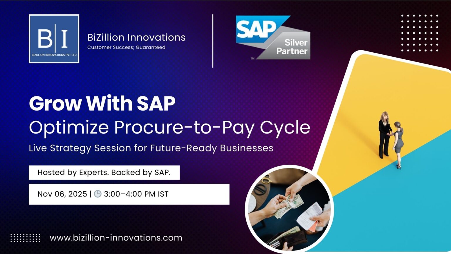 BiZillion Innovations Grow with SAP Webinar